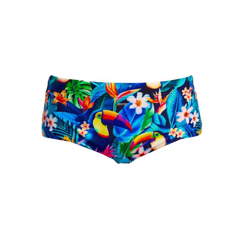 Funky Trunks Birdie Wordie - Sidewinder - Boxer garçon | Les4Nages