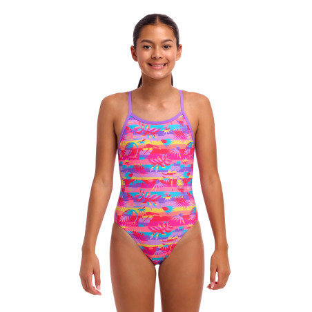 Funkita Leave In - Single Strap - Maillot fille 1 pièce | Les4Nages