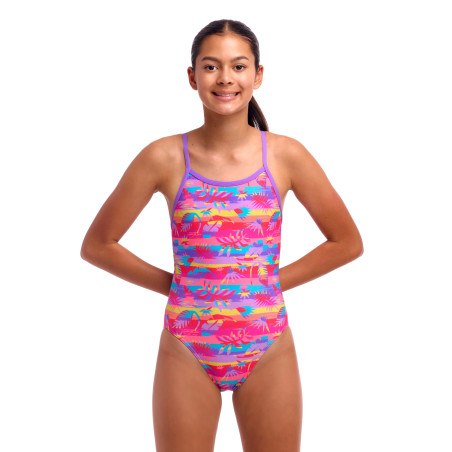 Funkita Leave In - Single Strap - Maillot fille 1 pièce | Les4Nages
