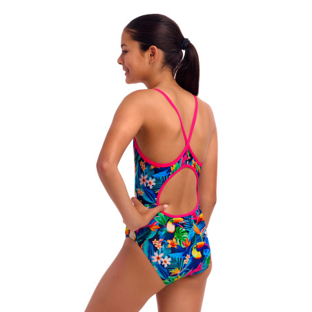 Funkita Birdie Bird - Single Strap - Maillot fille 1 pièce | Les4Nages