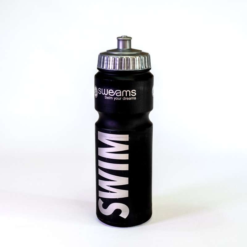 Bidon NATATION SWEAMS SWIM - Black Matt SILVER - 750ml | Les4Nages