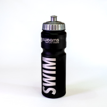 Bidon NATATION SWEAMS SWIM - Black Matt SILVER - 750ml | Les4Nages