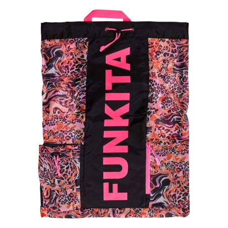 Funkita Tipsy Tiger - Backpack - Mesh Bag | Les4Nages Funkita Tipsy Tiger - Backpack - Mesh Bag | Les4Nages