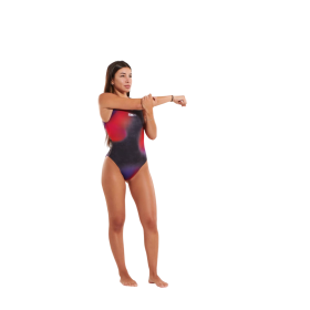 ZEROD SCULPT VORTEX NEBULA - Maillot de bain Natation Femme 1 pièce