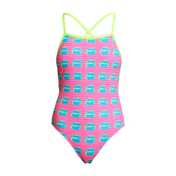 Funkita Fille (8-14 ans) Kiss Kiss - Strapped In- Maillot de bain Natation Fille 