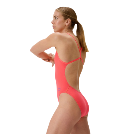 Club Training V-Back Endurance+2.0 uni orange - Maillot femme 1 pièce | Les4Nages