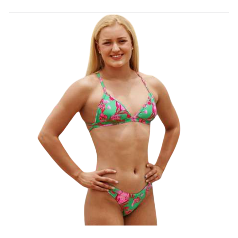 Funkita Desert Pea Tri Top / Hipster Brief - Maillot de bain Natation Femme 2 pieces | Les4Nages