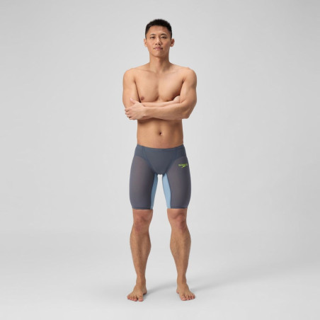 SPEEDO FastSkin LZR PURE VALOR 2.0 JAMMER - GREY BLUE - Jammer Natation Competition Homme | Les4Nages