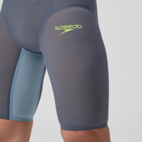 SPEEDO FastSkin LZR PURE VALOR 2.0 JAMMER - GREY BLUE - Jammer Natation Competition Homme | Les4Nages