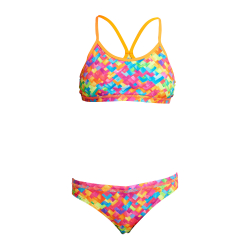 Maillot FUNKITA Fille (8-14ans) Stroke Rate - Racerback 2 pieces 