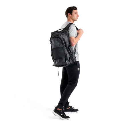 ARENA All Set Backpack 45L BLACK- Sac à Dos Natation et Piscine | Les4Nages