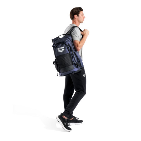 ARENA All Set Backpack 45L NAVY- Sac à Dos Natation et Piscine | Les4Nages
