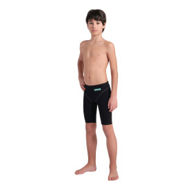 ARENA PowerSkin IMPULSO Junior Garçon ( 6 à 14 ans) - Black Teal - Jammer Natation compétition