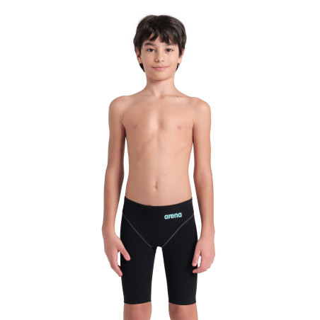  ARENA PowerSkin IMPULSO Junior Garçon ( 6 à 14 ans) - Black Teal - Jammer Natation compétition | Les4Nages