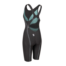 ARENA VELOCE Dos Ouvert (Open Back ) Black Teal - Combinaison Natation Femme
