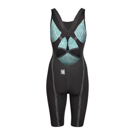 ARENA VELOCE Dos Ouvert (Open Back ) Powerskin Black Teal - Combinaison Natation Femme | Les4Nages ARENA VELOCE Dos Ouvert (Open Back ) Powerskin Black Teal - Combinaison Natation Femme | Les4Nages