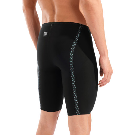 ARENA VELOCE Powerskin Black Teal - Jammer Natation Homme compétition | Les4Nages