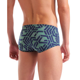 Arena ESCAPE Swim Low Waist Short Team BLUE GREEN - Boxer Natation Homme