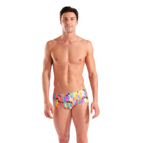 MEN'S ARENA TROPICAL DELIGHT SWIM LOW WAIST SHORT