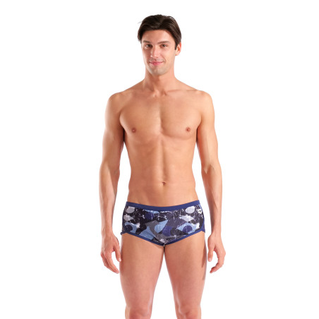 MEN'S ARENA SCRATCHED SWIM LOW WAIST SHORT | Les4Nages