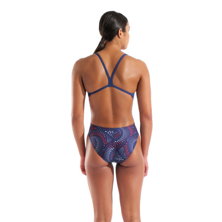 ARENA FIREFLOW Swimsuit Challenge Back Navy Team Red / White Blue - Maillot Natation Femme 1 piece | Les4Nages ARENA FIREFLOW Swimsuit Challenge Back Navy Team Red / White Blue - Maillot Natation Femme 1 piece | Les4Nages