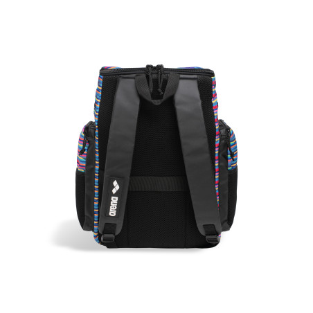 ARENA Spiky 3 BACKPACK 35 Allover Racing Stripes - Sac à Dos Natation & Piscine | Les4Nages