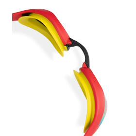 ARENA Cobra Ultra Swipe Mirror - GOLD RED - Lunettes Natation Jaune et Blanche