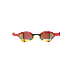 ARENA Cobra Ultra Swipe Mirror - GOLD RED - Lunettes Natation Jaune et Blanche
