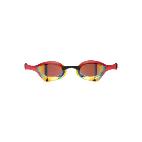 ARENA Cobra Ultra Swipe Mirror - GOLD RED - Lunettes Natation Jaune et Blanche | Les4Nages