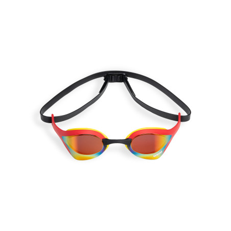 ARENA Cobra Ultra Swipe Mirror - GOLD RED - Lunettes Natation Jaune et Blanche | Les4Nages