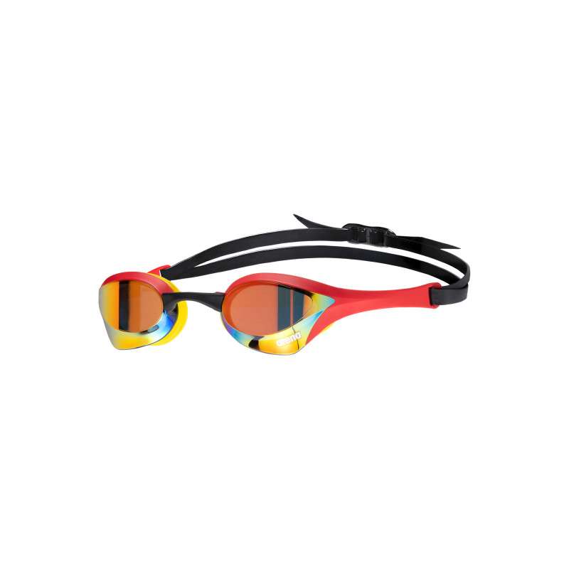 ARENA Cobra Ultra Swipe Mirror - GOLD RED - Lunettes Natation Jaune et Blanche | Les4Nages