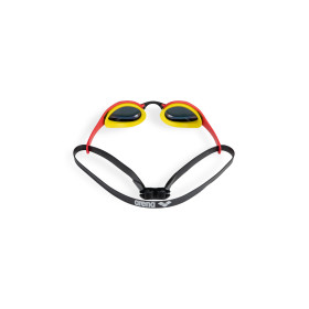 ARENA Cobra Ultra Swipe Mirror - GOLD RED - Lunettes Natation Jaune et Blanche