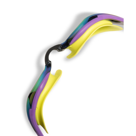 ARENA Cobra EDGE Swipe Mirror EMERALD PLUM CYBER LIME - Lunettes Natation - EN STOCK - EXCLU - ENVOI IMMEDIAT | Les4Nages