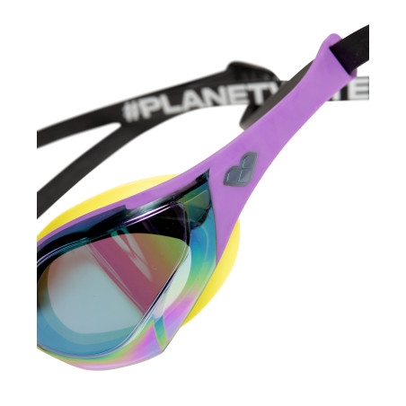 ARENA Cobra EDGE Swipe Mirror EMERALD PLUM CYBER LIME - Lunettes Natation - EN STOCK - EXCLU - ENVOI IMMEDIAT | Les4Nages