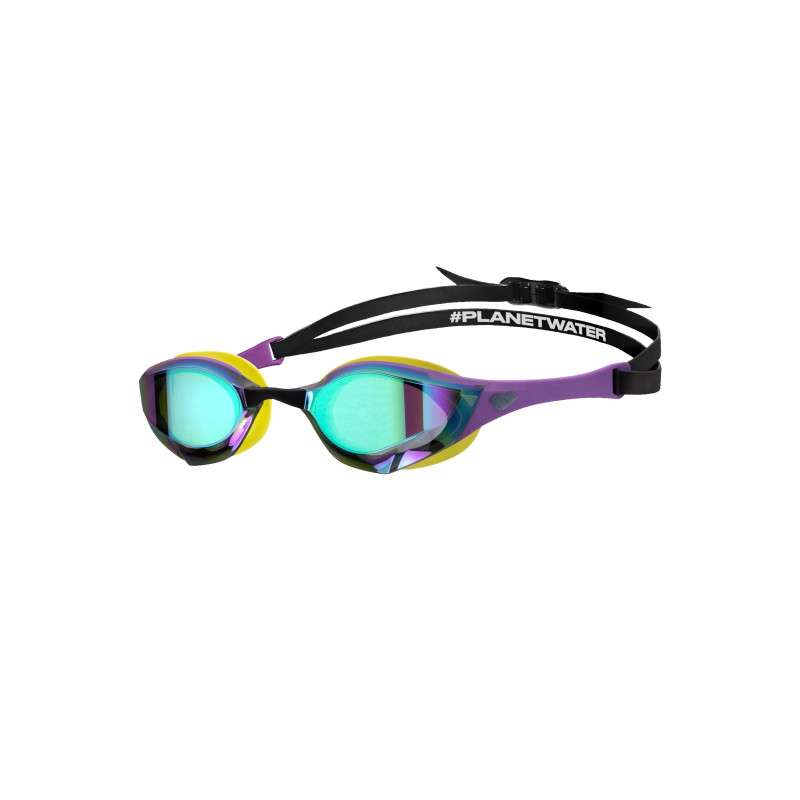 ARENA Cobra EDGE Swipe Mirror EMERALD PLUM CYBER LIME - Lunettes Natation - EN STOCK - EXCLU - ENVOI IMMEDIAT | Les4Nages