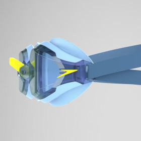 Speedo Fastskin Speedsocket 2 Mirror Blue - Lunettes Natation