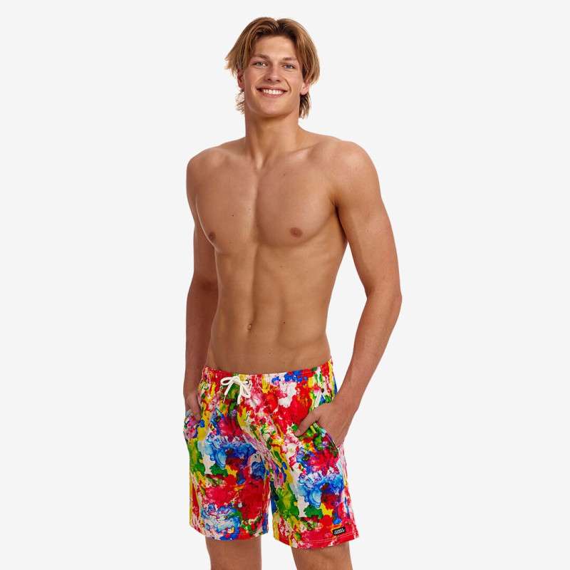 FUNKY TRUNKS WET WAVE- Long Johnny Short | Les4Nages