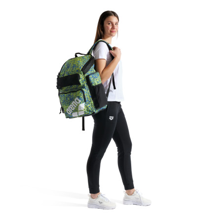 ARENA ONE GO BACKPACK 45L AO SNAKESKIN GREEN - Sac à Dos Natation et Piscine | Les4Nages