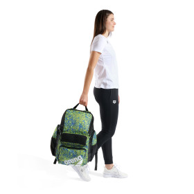 ARENA ONE GO BACKPACK 45L AO SNAKESKIN GREEN - Sac à Dos Natation et Piscine 