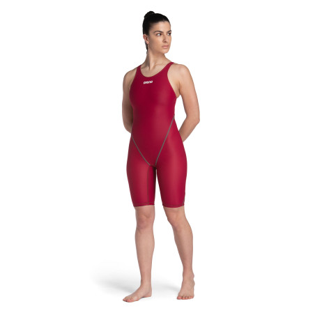 Combinaison Femme ARENA Powerskin ST NEXT Deep Red - Dos Ouvert - VP Arena Janvier 2026 | Les4Nages