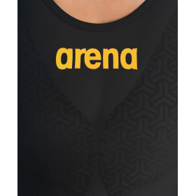 ARENA Carbon GLIDE Powerskin Dos ouvert - Black Gold - Combinaison Natation Femme - VP Arena Janvier 2026 