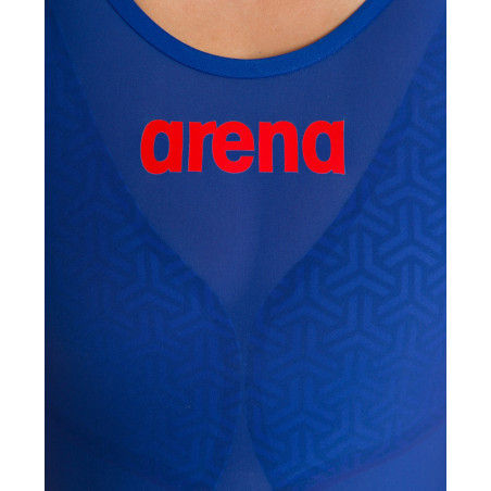 ARENA Carbon GLIDE Powerskin Dos ouvert - Ocean Blue - Combinaison Natation Femme - VP Arena Janvier 2026 | Les4Nages