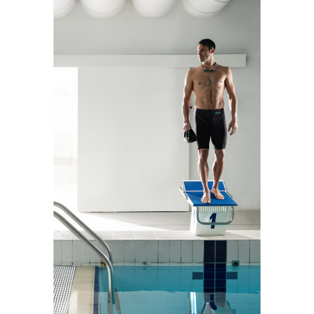 ARENA IMPULSO Powerskin - Black Teal - Jammer Natation Homme compétition - VP Arena Janvier 2026 | Les4Nages