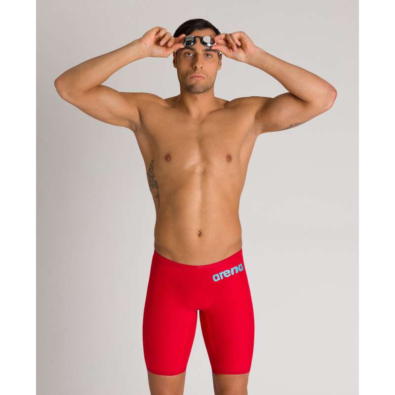 ARENA PowerSkin CARBON Air ² 2 Homme - Red - Jammer Natation Homme compétition - VP Arena Janvier 2026 | Les4Nages