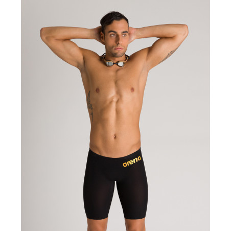 ARENA PowerSkin CARBON Air ² 2 Homme - Black Gold - Jammer Natation Homme compétition - VP Arena Janvier 2026 | Les4Nages