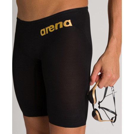ARENA PowerSkin CARBON Air ² 2 Homme - Black Gold - Jammer Natation Homme compétition - VP Arena Janvier 2026 | Les4Nages