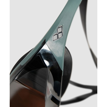 ARENA Cobra EDGE Swipe Mirror Silver Sage Black - Lunettes Natation - VP Arena Janvier 2026 | Les4Nages
