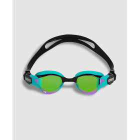 ARENA Cobra TRI SWIPE Mirror - Emerald Peacock - Lunettes Triathlon et Eau Libre Noir et Jaune - VP Arena Janvier 2026 