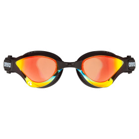 ARENA Cobra TRI SWIPE Mirror - Yellow Copper Black - Lunettes Triathlon et Eau Libre Noir et Jaune - VP Arena Janvier 2026 