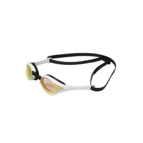 ARENA Cobra Ultra Swipe Mirror - Yellow Copper White - Lunettes Natation Jaune et Blanche - VP Arena Janvier 2026 